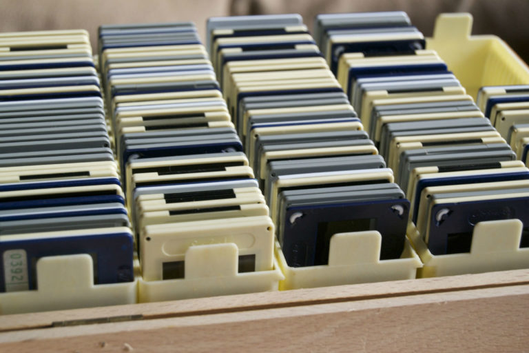 Diapositives photo zoom sur la numérisation